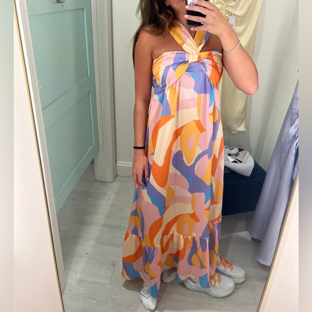 Colorful boutique maxi dress